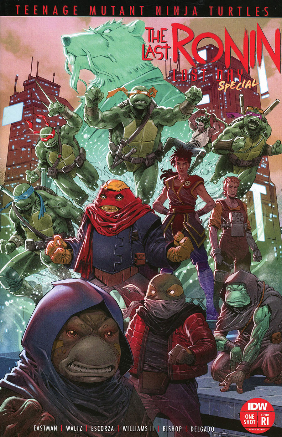 Teenage Mutant Ninja Turtles The Last Ronin The Lost Day Special #1 (One Shot) Cover D Incentive Brothers Escorzas Variant Cover