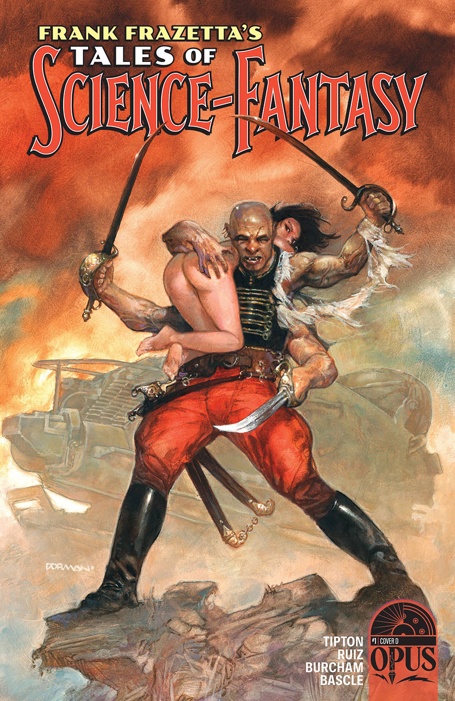 Frank Frazettas Tales Of Science-Fantasy #1 Cover D Incentive Dave Dorman Variant Cover
