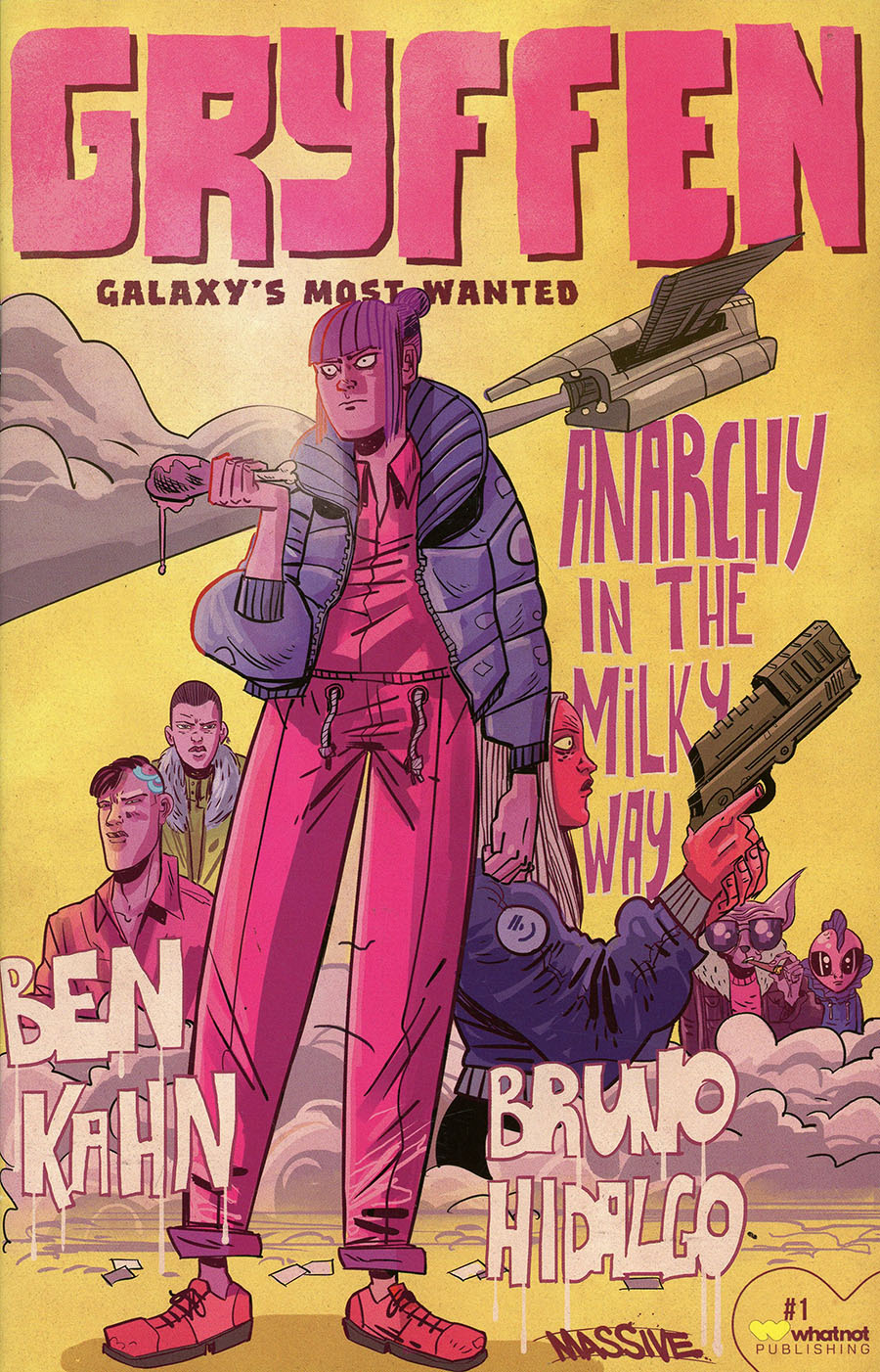 Gryffen Galaxys Most Wanted #1 Cover F Incentive Bruno Hidalgo Variant Cover