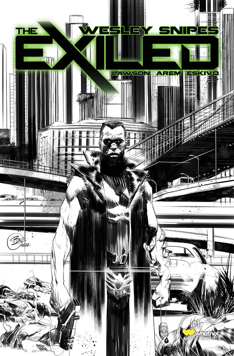 The Exiled #4 Cover E Incentive Ermitis Blanco Black & White Cover