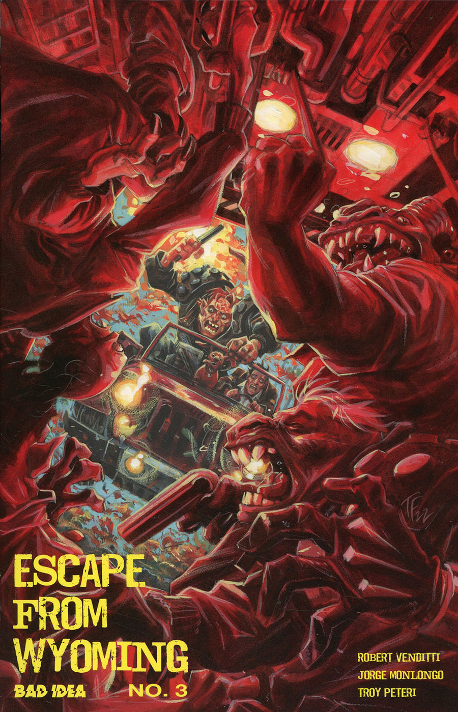 Escape from Wyoming #3 Cover B (Not First Printing)(Limit 1 Per Customer)