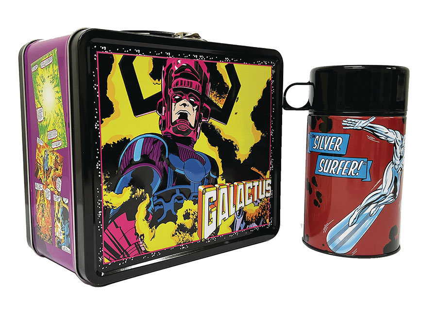Tin Titans Marvel Galactus Previews Exclusive Lunchbox & Beverage Container