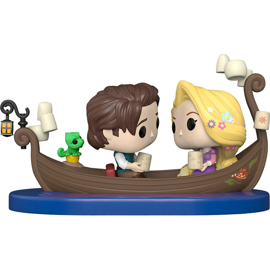 POP Moment Disney 100 Rapunzel & Flynn Vinyl Figure