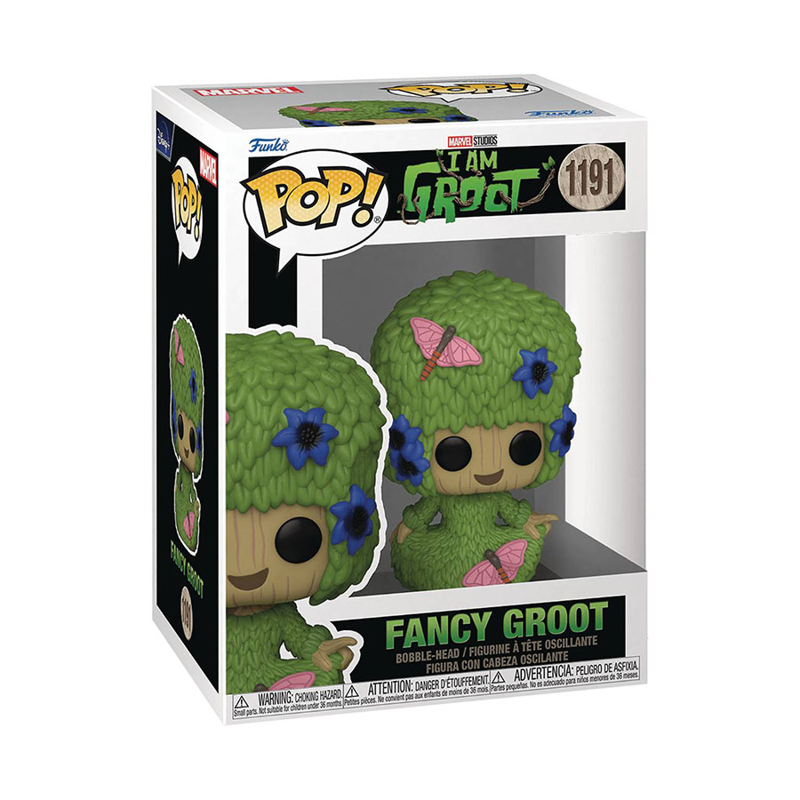 POP Marvel I Am Groot Fancy Groot Vinyl Bobble Head
