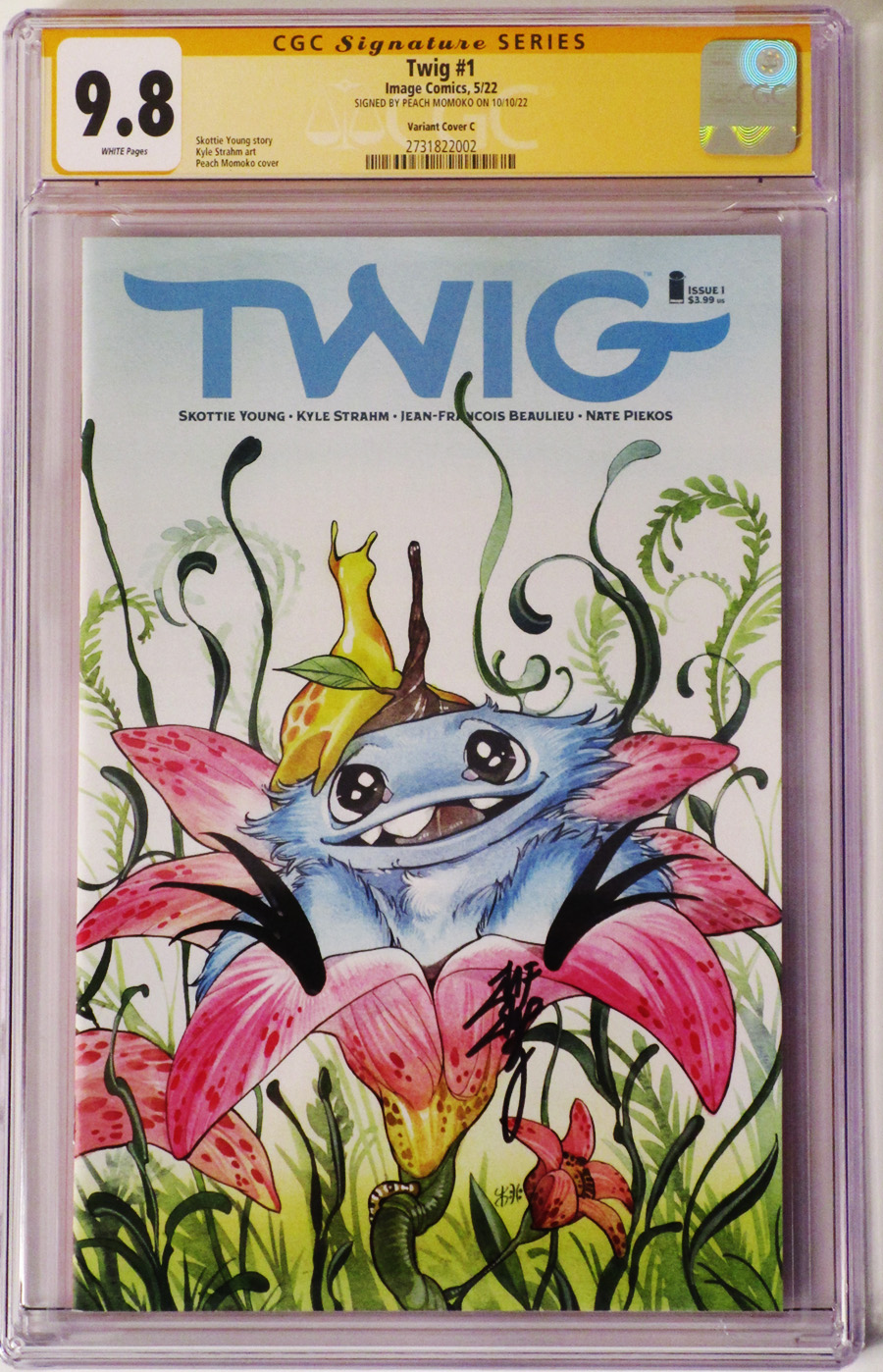 Twig #1 Cover I Variant Peach Momoko Cover Signed by Peach Momoko CGC graded 9.8
