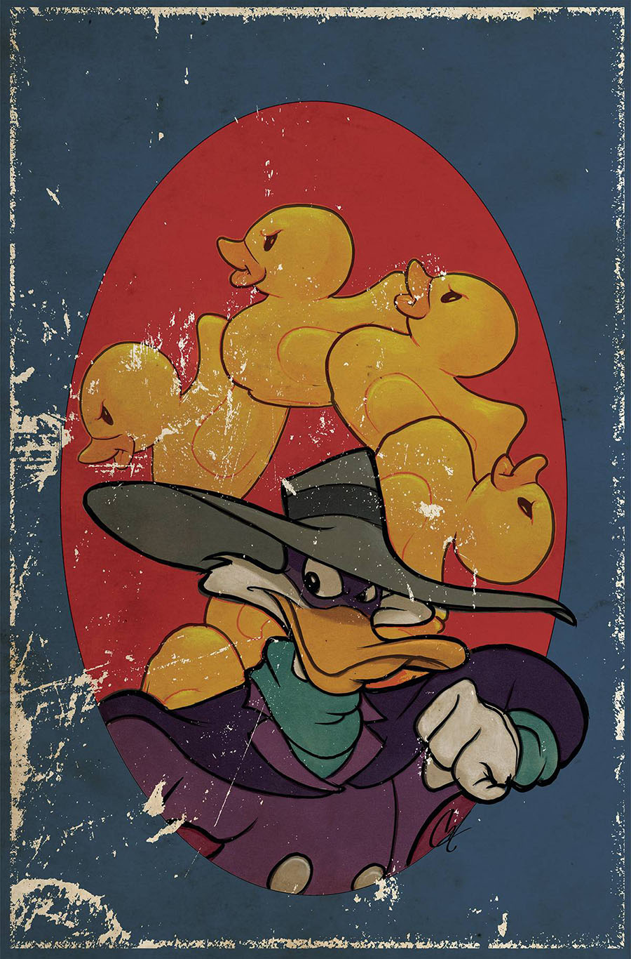 Darkwing Duck Vol 3 #2 Cover Z-C Incentive Cat Staggs Virgin Cover