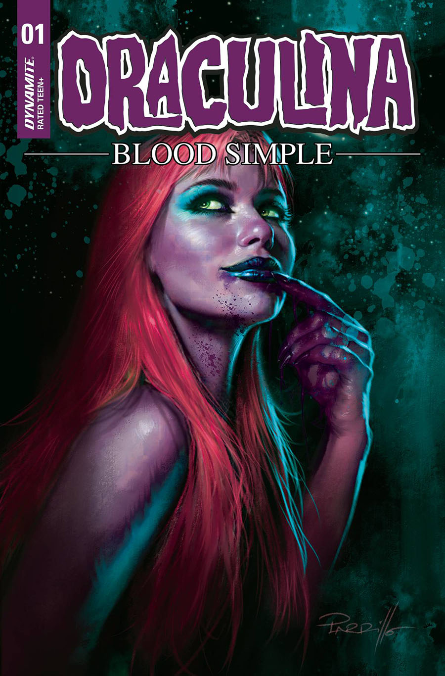 Draculina Blood Simple #1 Cover U Variant Lucio Parrillo Ultraviolet Cover
