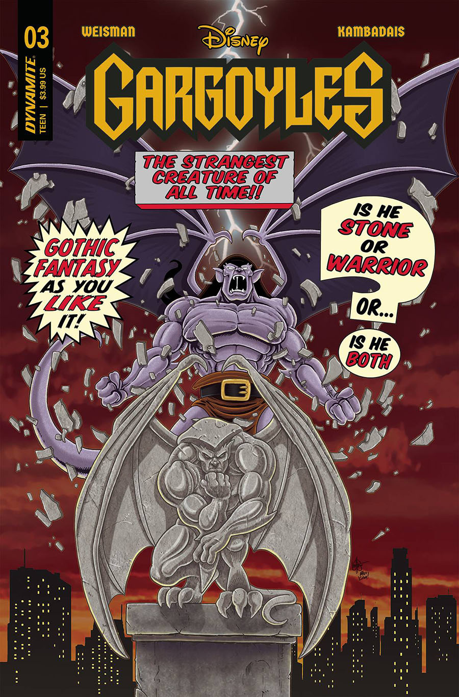 Gargoyles Vol 3 #3 Cover V Variant Ken Haeser Cover