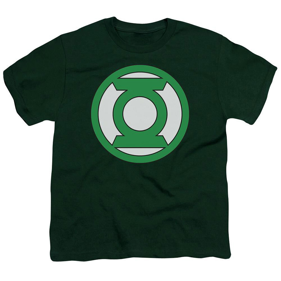 Green Lantern Logo Green Youth T-Shirt Large