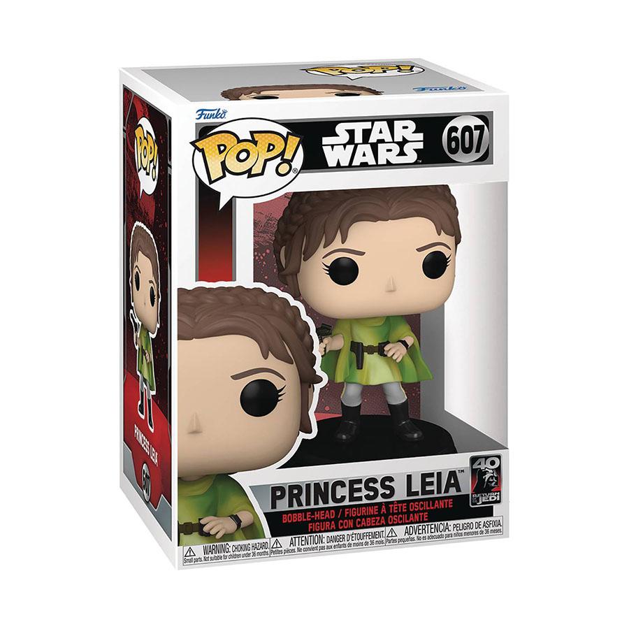 POP Star Wars Return Of The Jedi 40th Princess Leia Vinyl Bobble Head