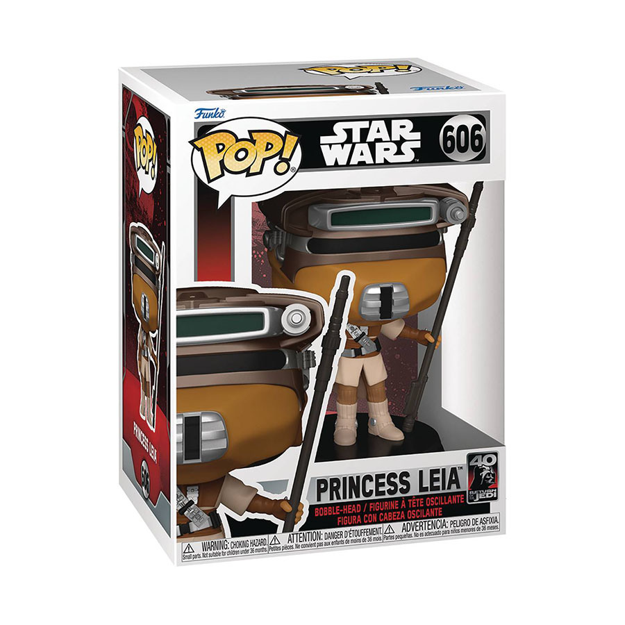 POP Star Wars Return Of The Jedi 40th Princess Leia In Boushh Disguise Vinyl Bobble Head
