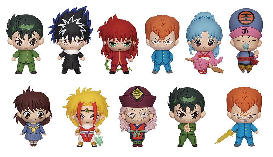 YuYu Hakusho 3D Foam Bag Clip Blind Mystery Box