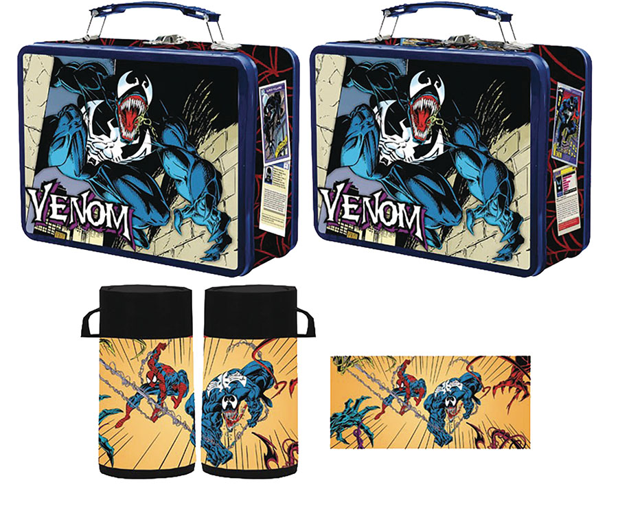 Tin Titans Marvel Venom Previews Exclusive Lunchbox & Beverage Container