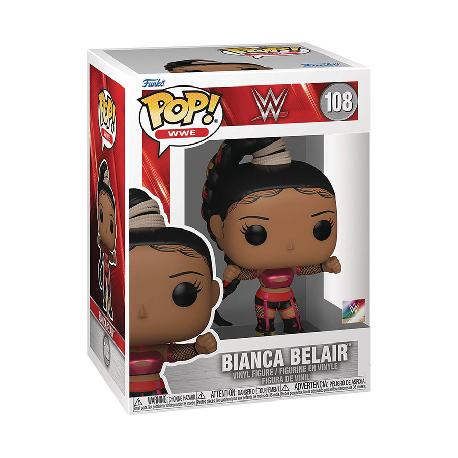 POP WWE Bianca Belair Wrestlemania 38 Vinyl Figure
