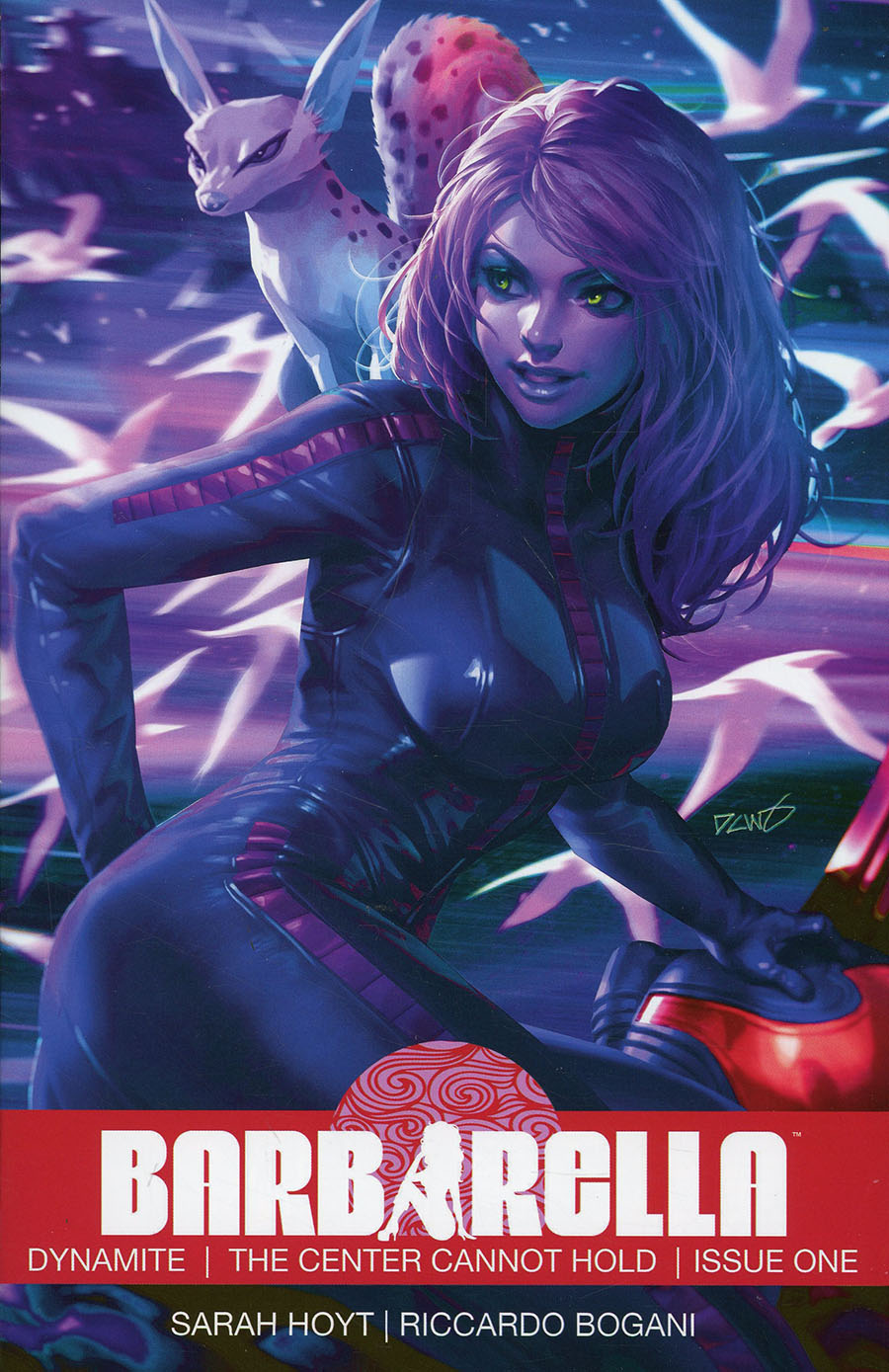 Barbarella Center Cannot Hold #1 Cover S Variant Derrick Chew Ultraviolet Cover