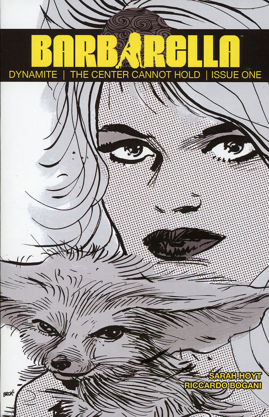 Barbarella Center Cannot Hold #1 Cover U Incentive Jimmy Broxton Black & White Cover