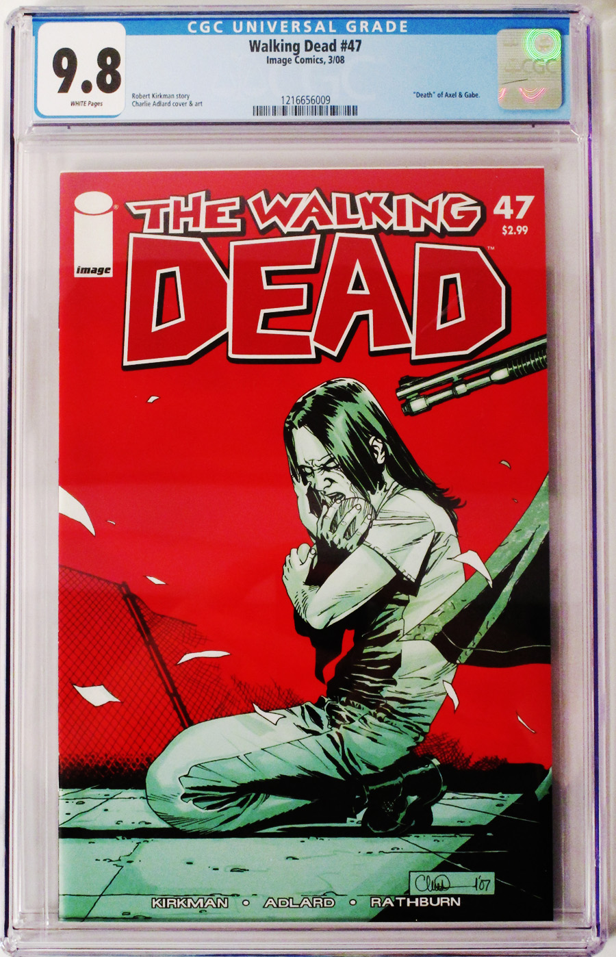 Walking Dead #47 Cover B CGC 9.8