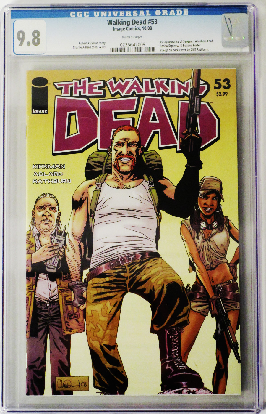 Walking Dead #53 Cover B CGC 9.8