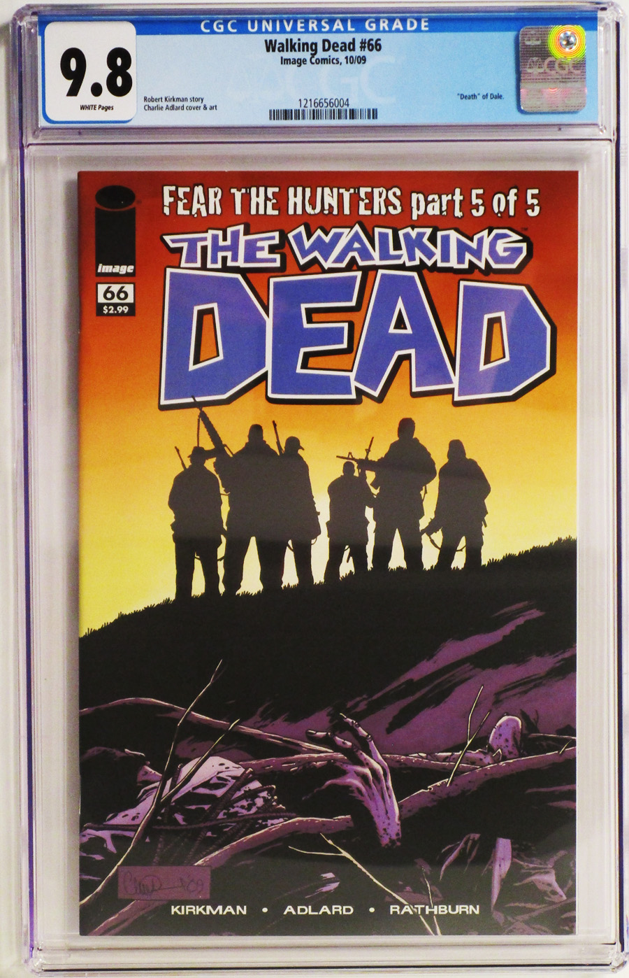 Walking Dead #66 Cover B CGC 9.8