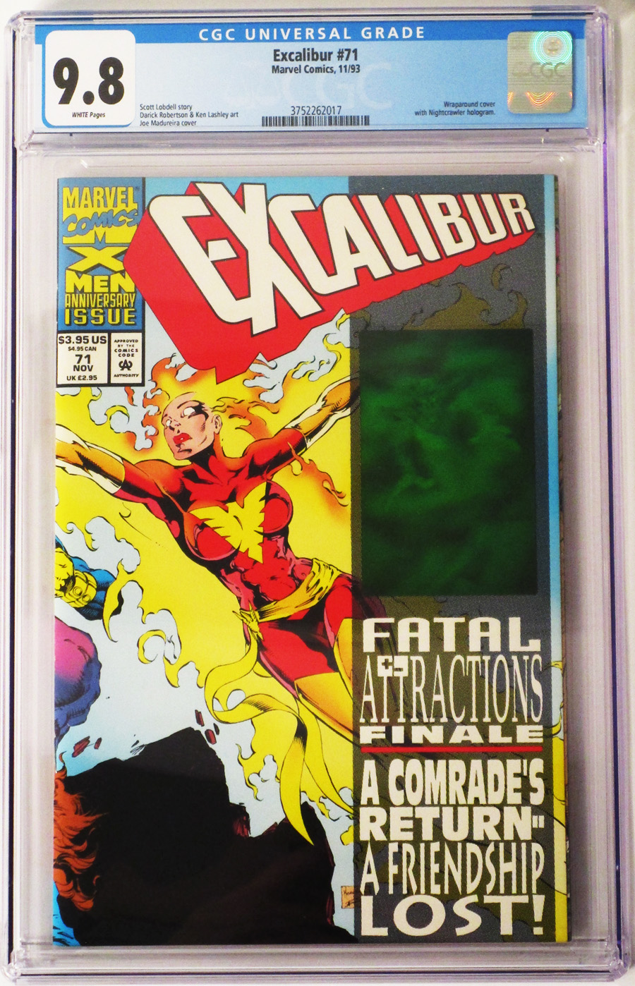 Excalibur #71 Cover B CGC 9.8