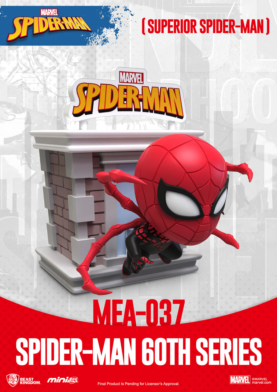 Spider-Man MEA-037 60th Anniversary Mini-Egg Attack Figure - Superior Spider-Man
