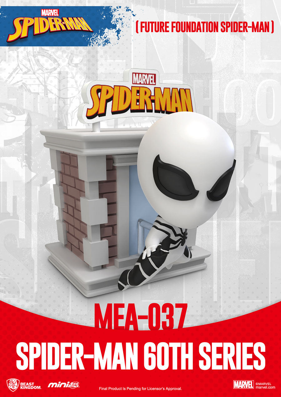 Spider-Man MEA-037 60th Anniversary Mini-Egg Attack Figure - Future Foundation Spider-Man
