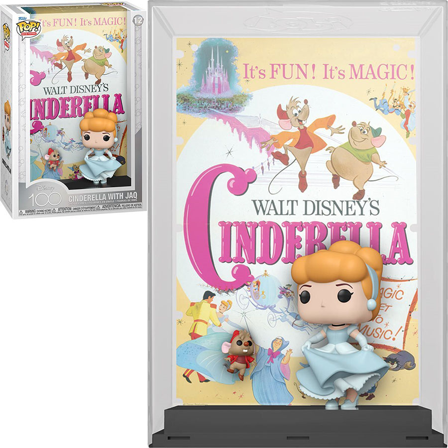 POP Movie Poster Disney Cinderella Vinyl Fgure