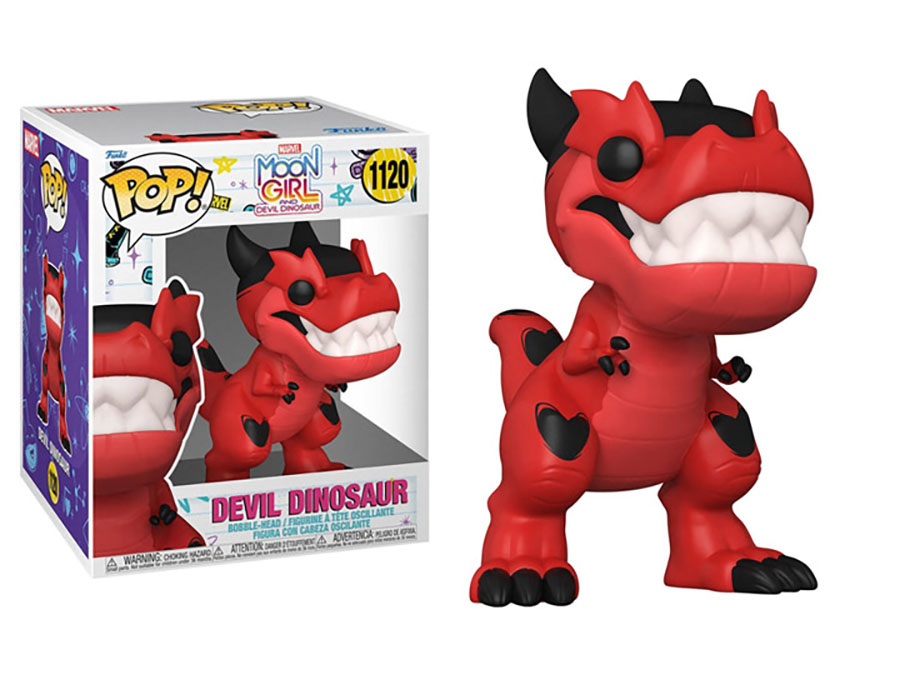 POP Super Moon Girl And Devil Dinosaur Devil Dinosaur Vinyl Bobble Head