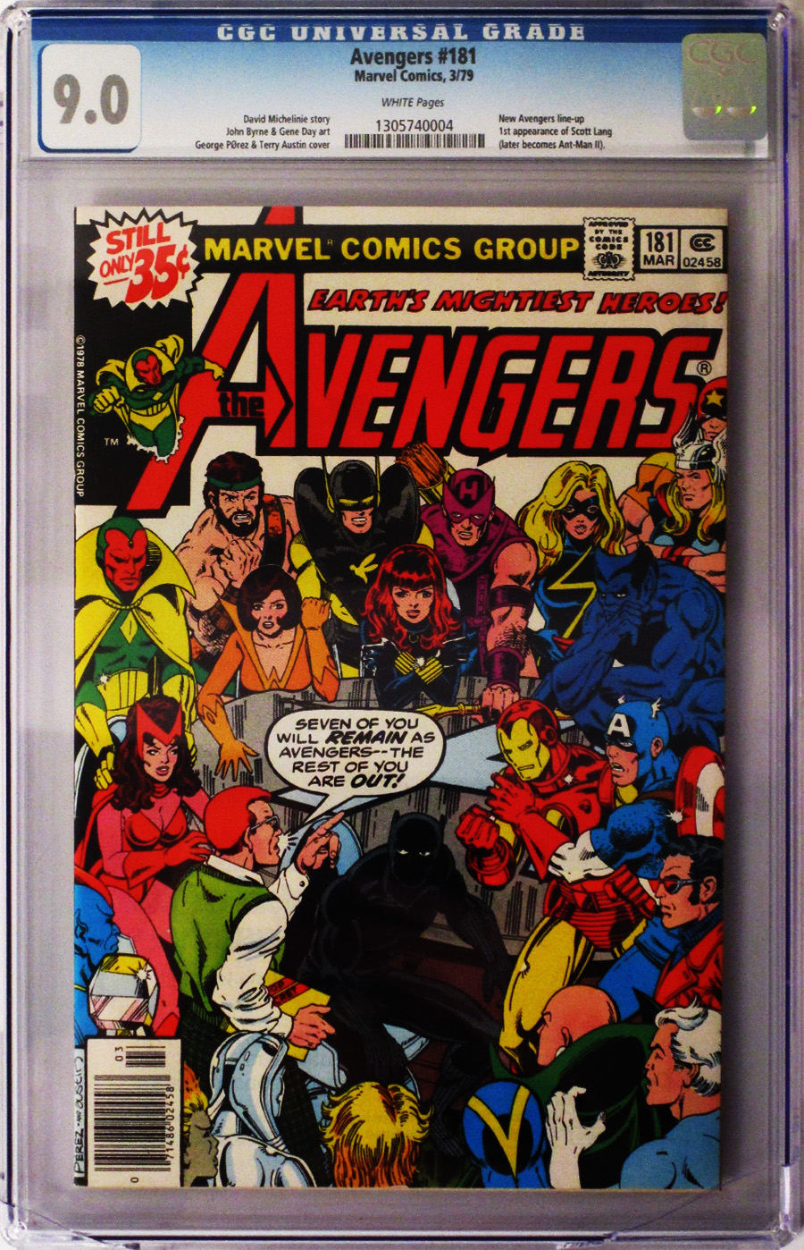 Avengers #181 Cover B CGC 9.0