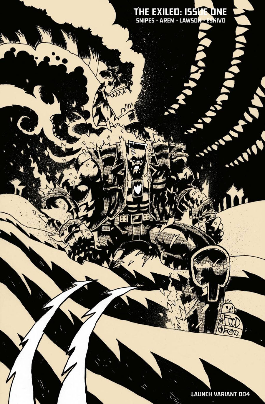 The Exiled #1 Cover Q Limited Edition Jim Mahfood Black & White Cover