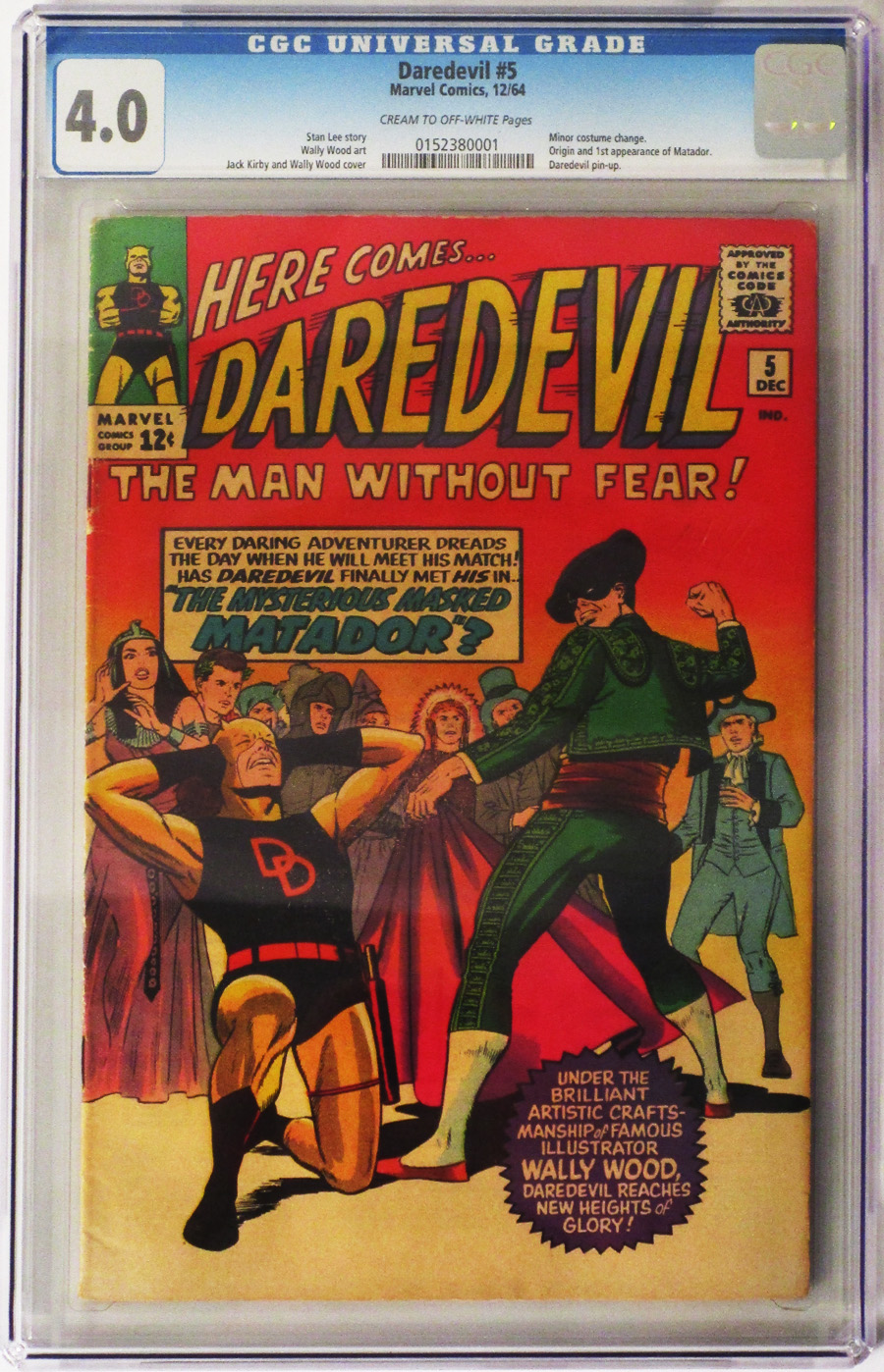 Daredevil #5 Cover B CGC 4.0