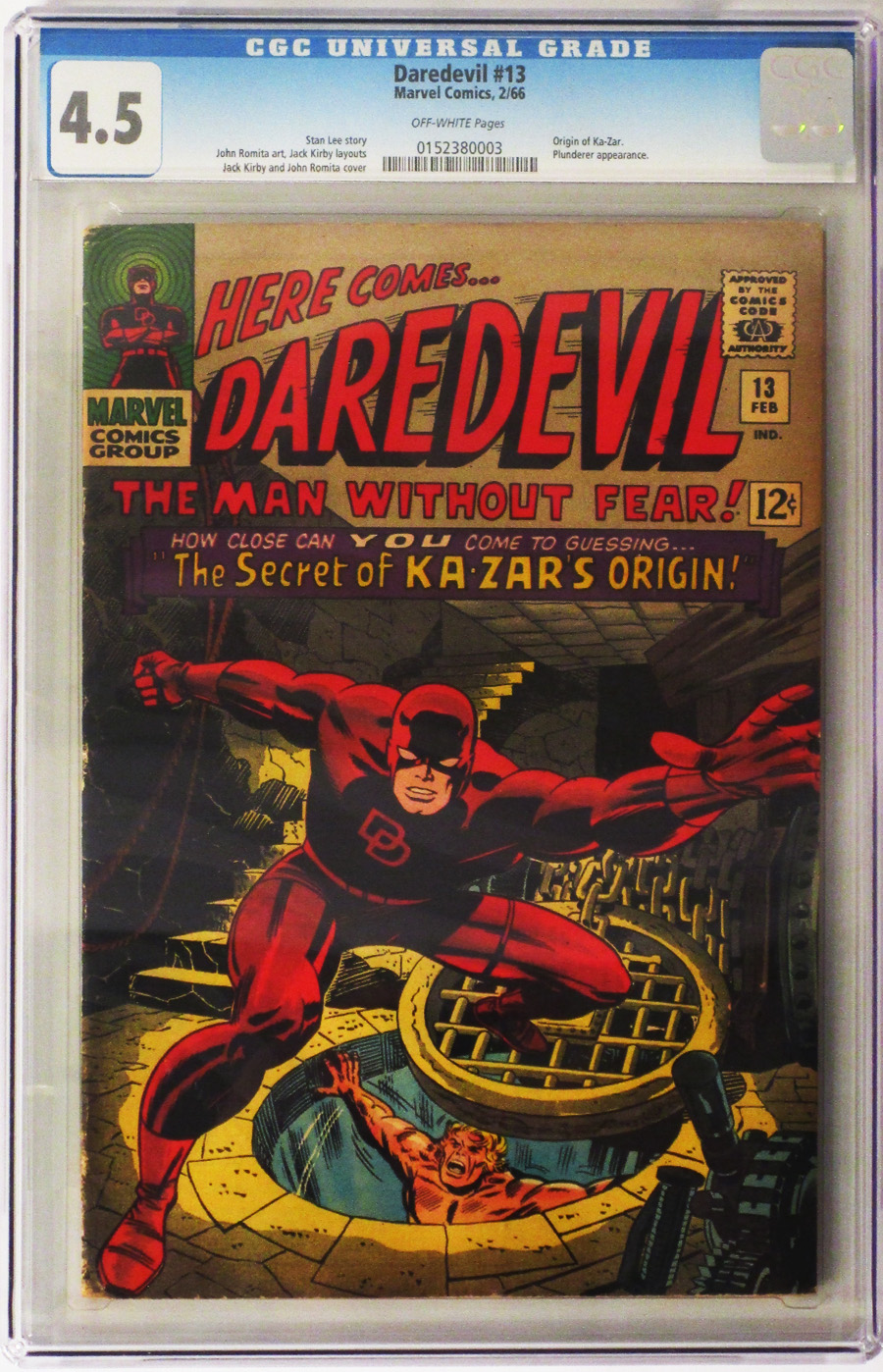 Daredevil #13 Cover B CGC 4.5