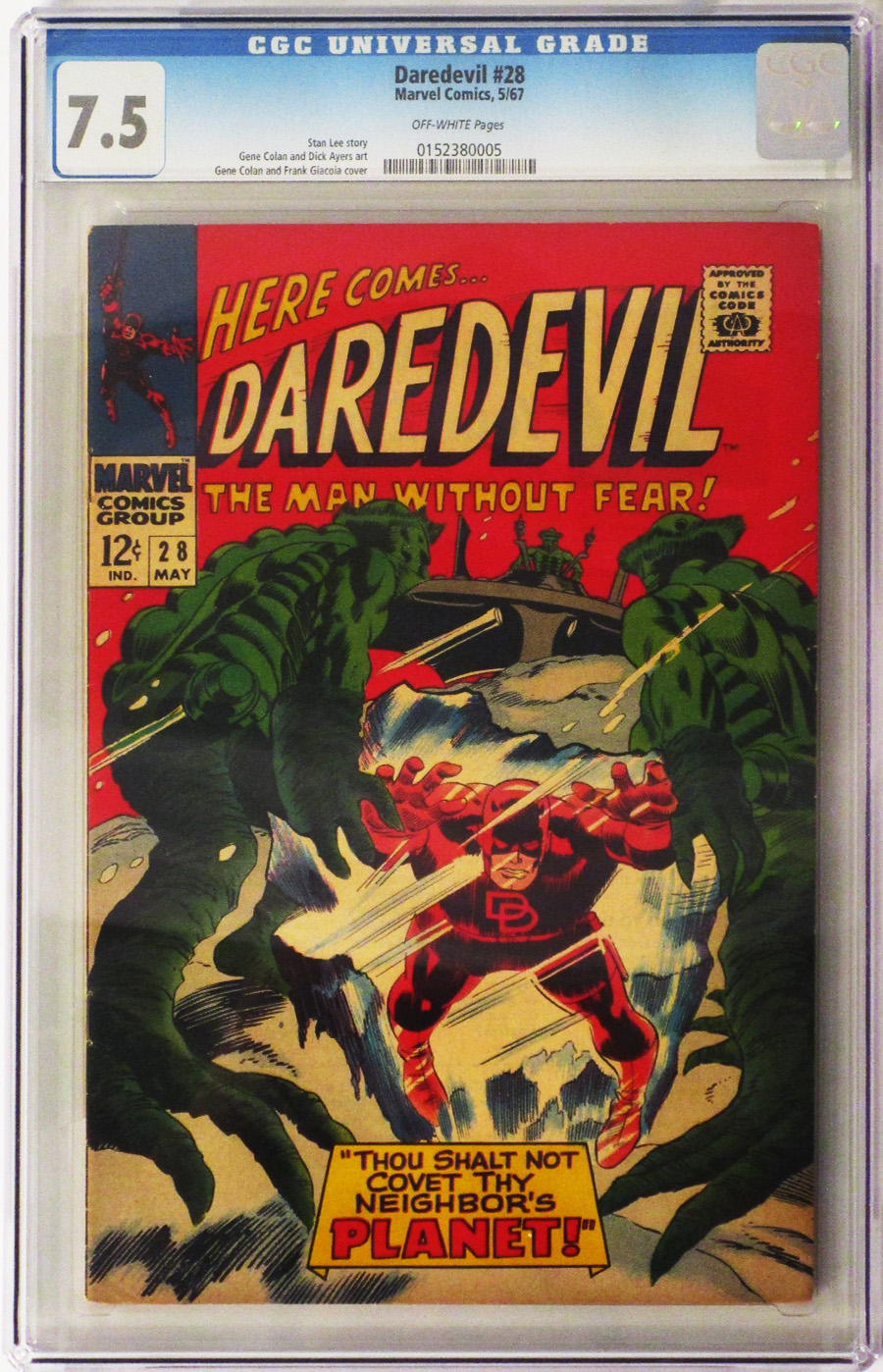 Daredevil #28 Cover B CGC 7.5