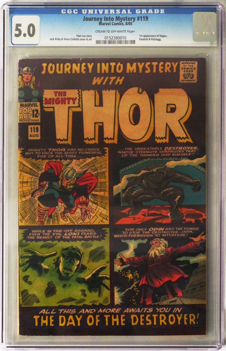 Journey Into Mystery #119 Cover B CGC 5.0