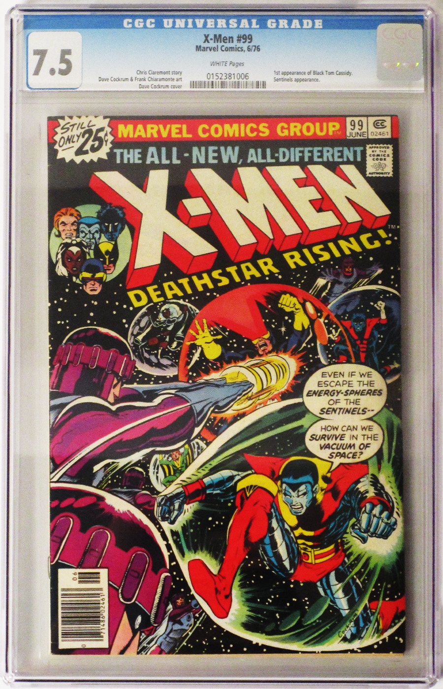 X-Men Vol 1 #99 Cover C CGC 7.5 25-Cent Regular Cover