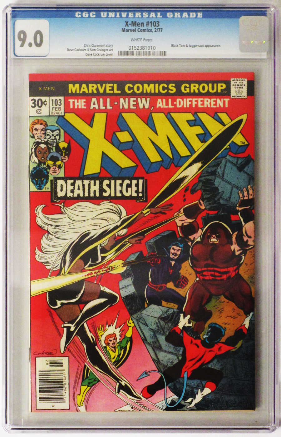 X-Men Vol 1 #103 Cover B CGC 9.0