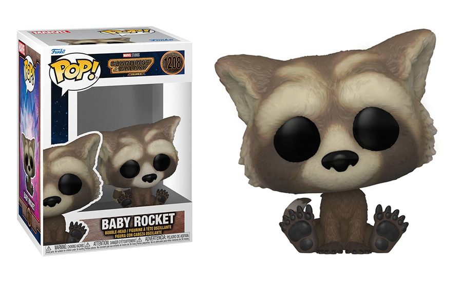 POP Marvel Guardians Of The Galaxy Volume 3 Baby Rocket Vinyl Bobble Head