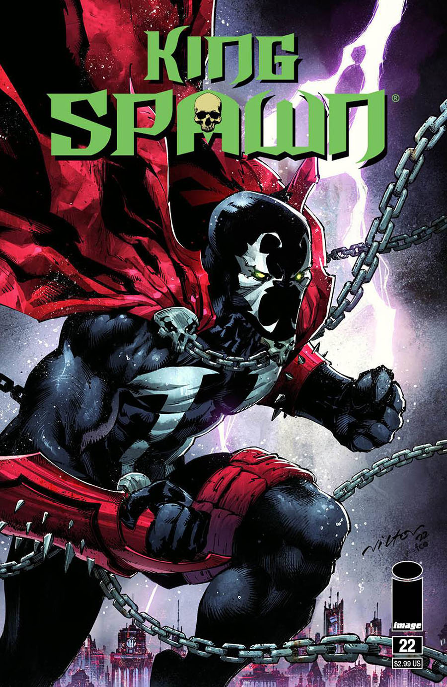 King Spawn #22 Cover A Regular Viktor Bogdanovic Cover