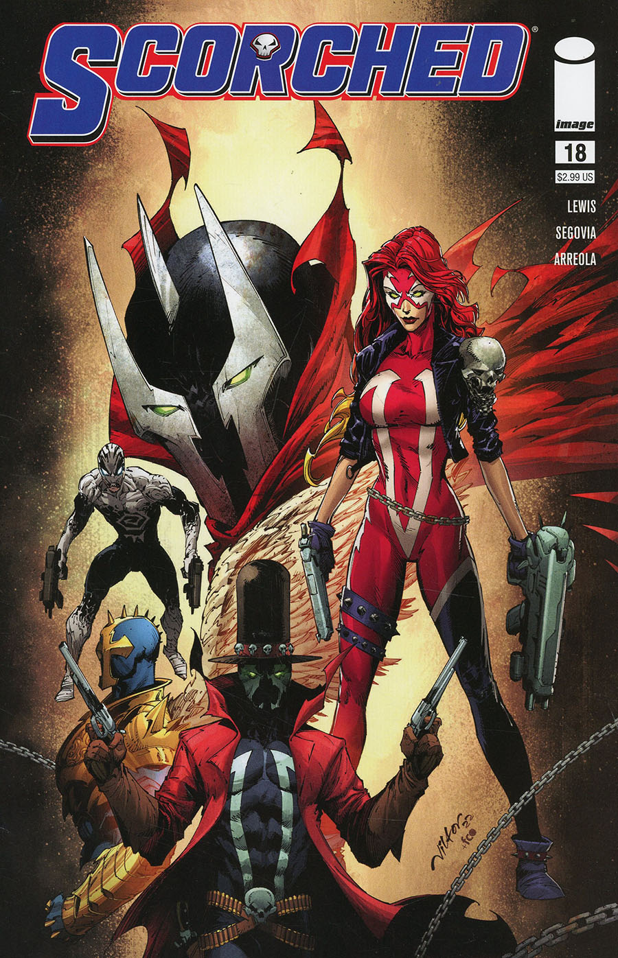 Scorched #18 Cover A Regular Viktor Bogdanovic Cover