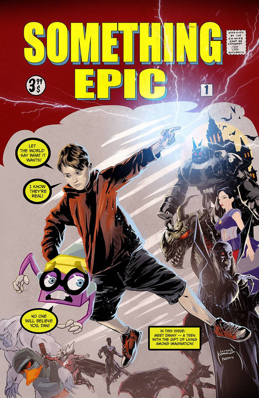 Something Epic #1 Cover D Variant Szymon Kudranski Cover