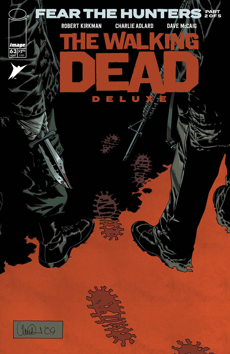 Walking Dead Deluxe #63 Cover B Variant Charlie Adlard & Dave McCaig Cover