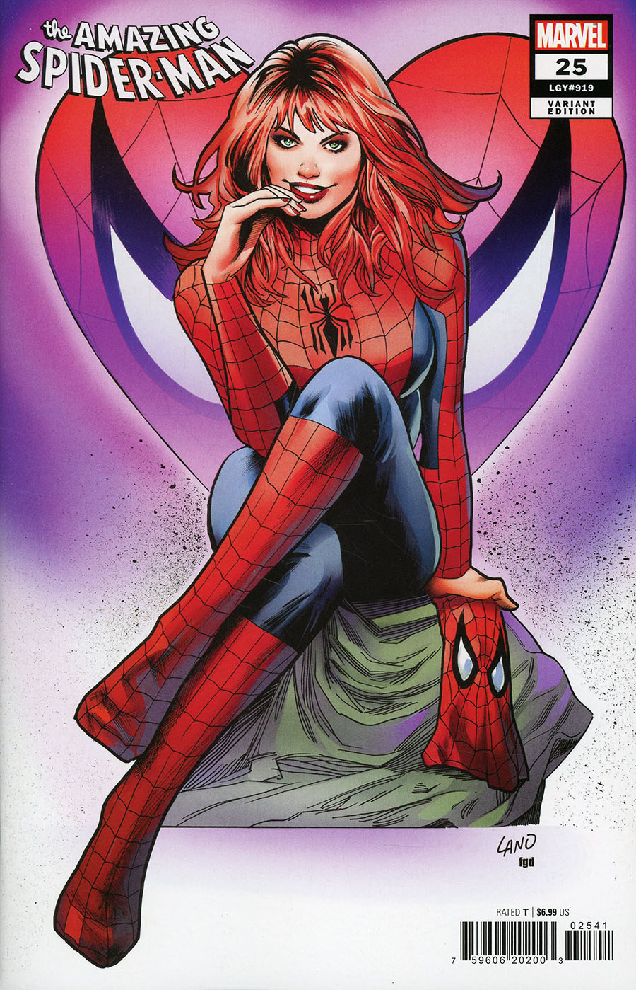 Amazing Spider-Man Vol 6 #25 Cover E Variant Greg Land Cover