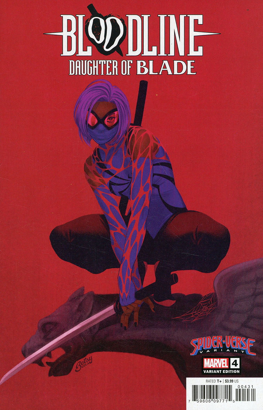 Bloodline Daughter Of Blade #4 Cover B Variant Betsy Cola Spider-Verse Cover