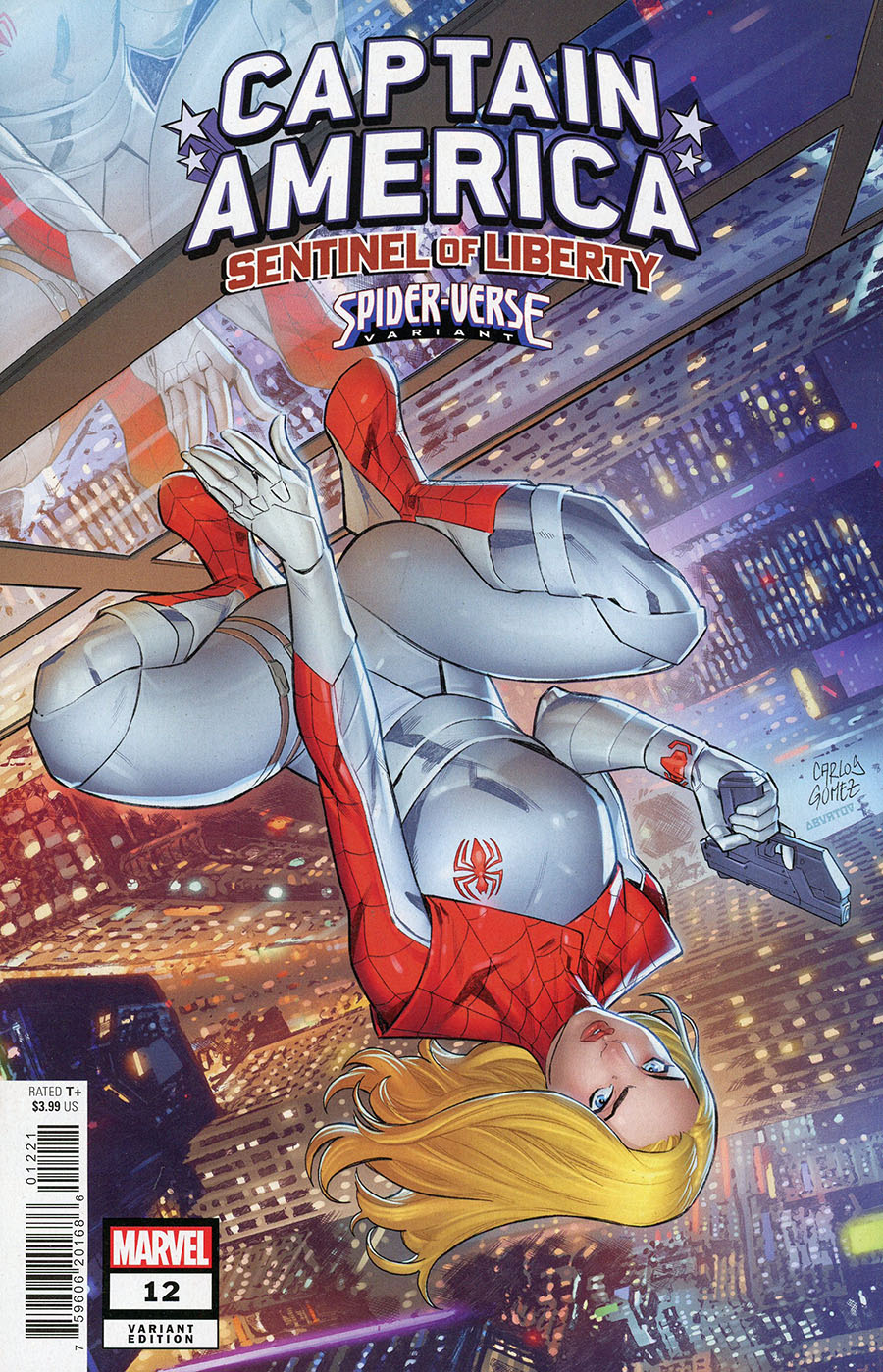 Captain America Sentinel Of Liberty Vol 2 #12 Cover B Variant Carlos Gomez Spider-Verse Cover (Captain America Cold War Part 3)