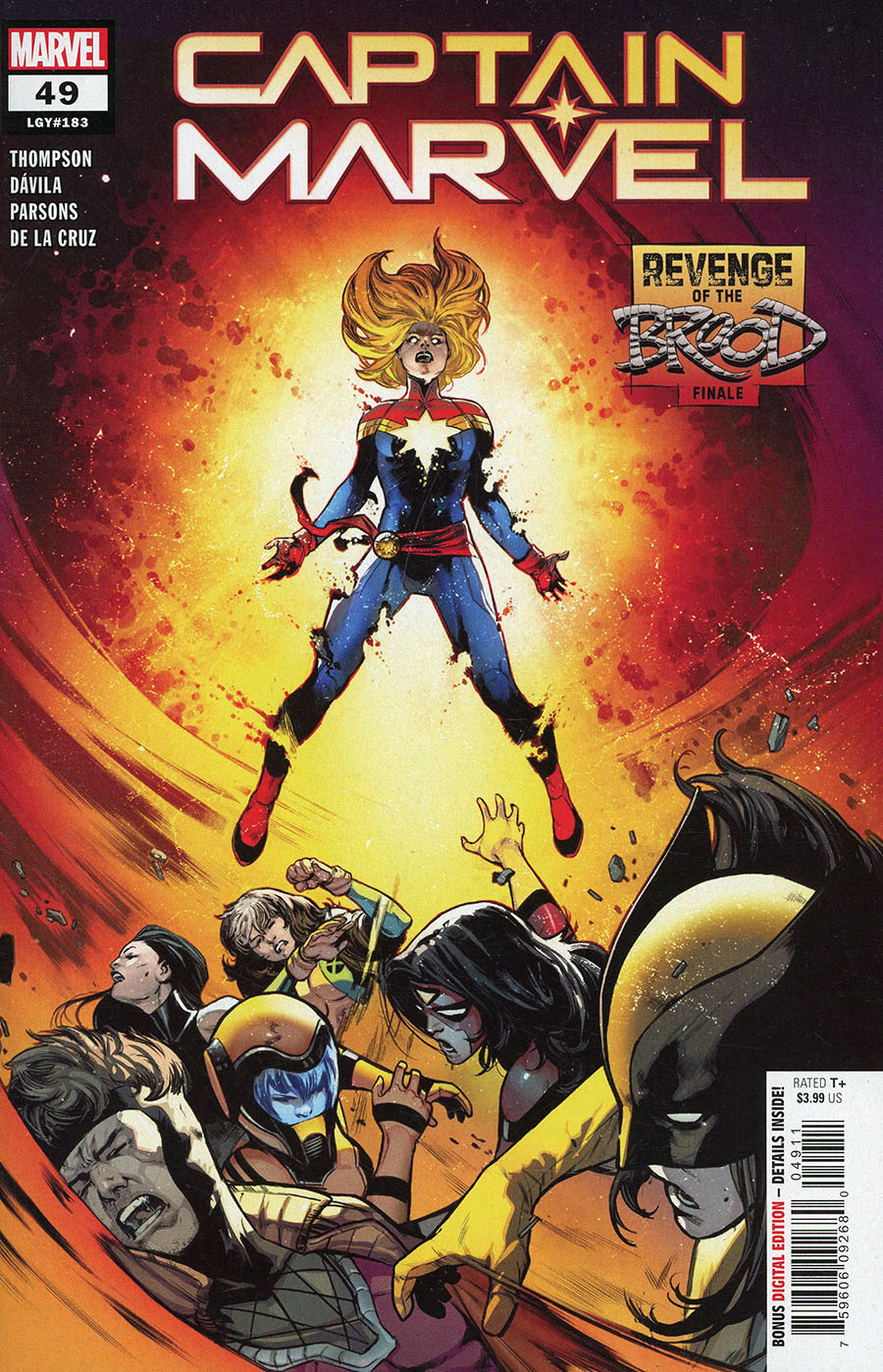 Captain Marvel Vol 9 #49 Cover A Regular Juan Frigeri Cover