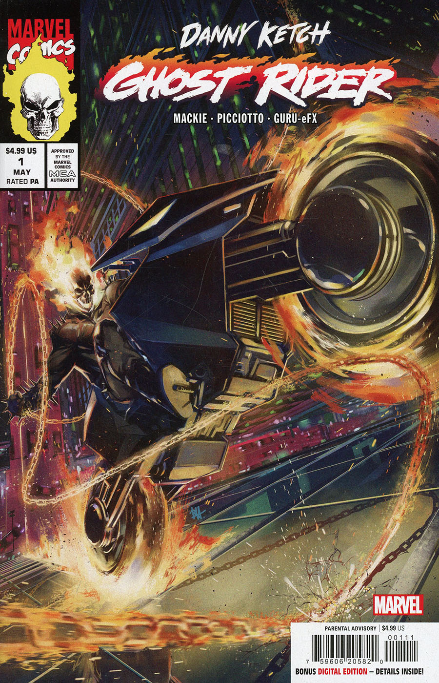 Danny Ketch Ghost Rider #1 Cover A Regular Ben Harvey Cover