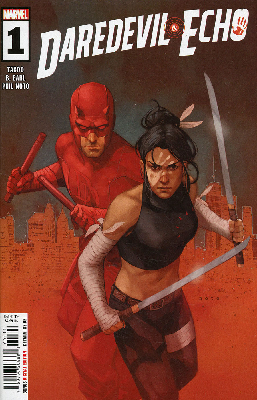 Daredevil And Echo #1 Cover A Regular Phil Noto Cover