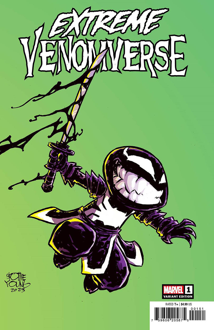 Extreme Venomverse #1 Cover E Variant Skottie Young Cover