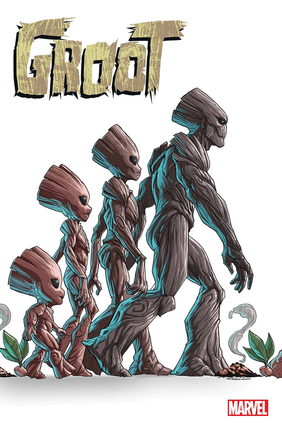 Groot Vol 2 #1 Cover C Variant Pete Woods Cover