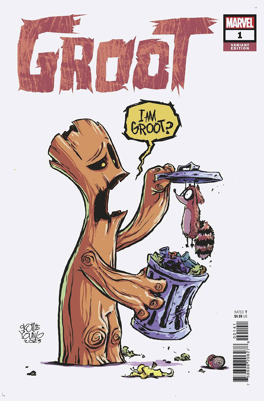 Groot Vol 2 #1 Cover D Variant Skottie Young Cover